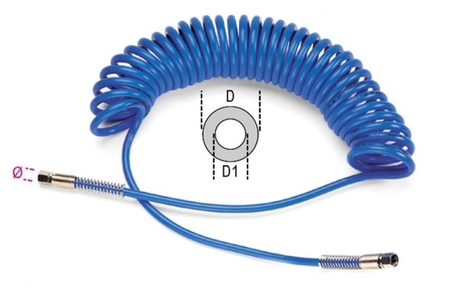Spirale poliuretano estensibile 1/4 beta 1915c/l - dettaglio 1