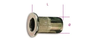 Inserti filettati acciaio  beta 1742r-a/m - dettaglio 1
