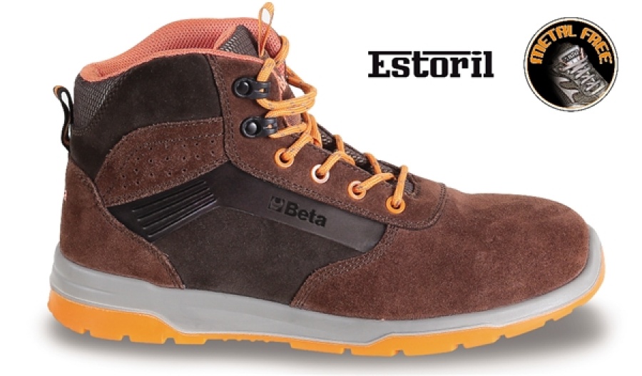 Sneakers alte estoril beta 7323m brown - dettaglio 1