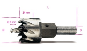 Fresa a tazza hss rettificata  beta 451 - dettaglio 1