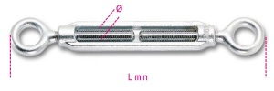 Tenditore a due occhi robur 8005z - dettaglio 1