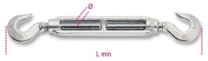 Tenditore a due ganci  robur 8007z - dettaglio 1