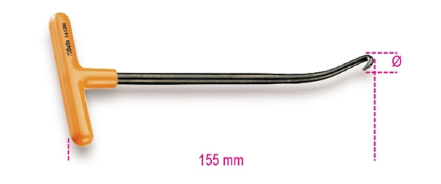 Uncino trazione molle beta 1410/m - dettaglio 1