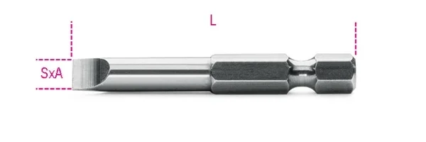 Inserto esagonale 1/4  beta 862lp - dettaglio 1