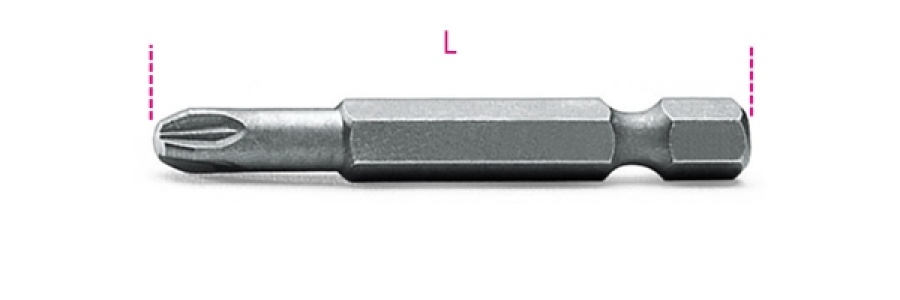 Punta Quadrata Robertson No.1 Per Viti Terrazza Trend - Gambo Esagonale 1/4", 100mm - Foto 7