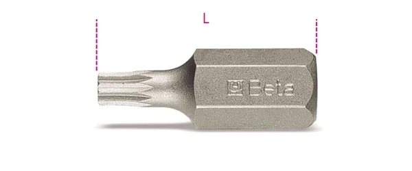 Inserti esagonale 10 mm  beta 867xzn - dettaglio 1