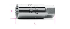 Chiave a bussola per candele  3/8 beta 956e - dettaglio 1