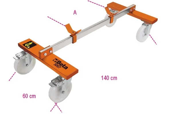 Carrello movimentazione veicoli  beta 3007 - dettaglio 1