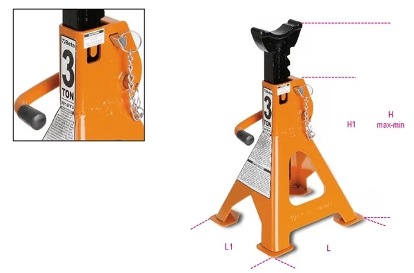 Coppia cavalletti  beta 3010/t - dettaglio 1