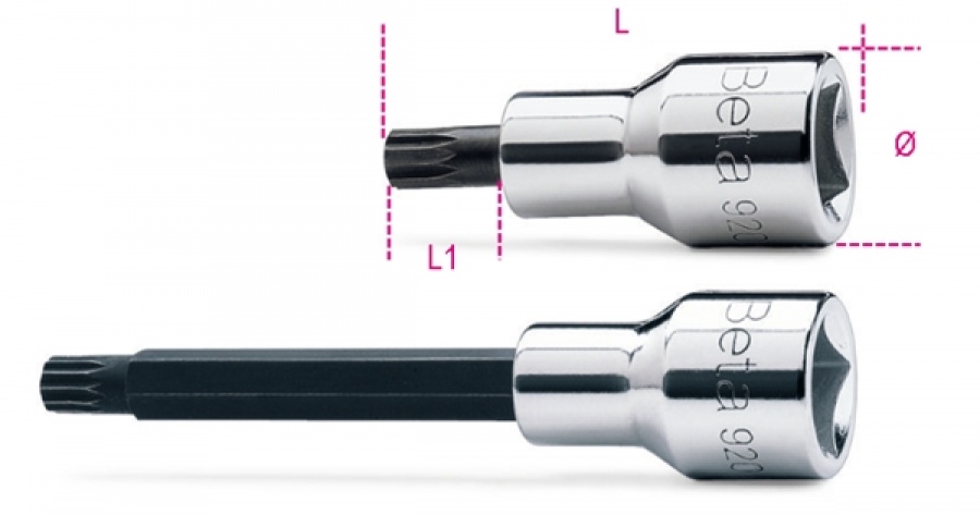 KS Tools Stecknuss 23 Mm, 1/2 Zoll Antrieb – Lang, Satiniert – Profi-Werkzeug