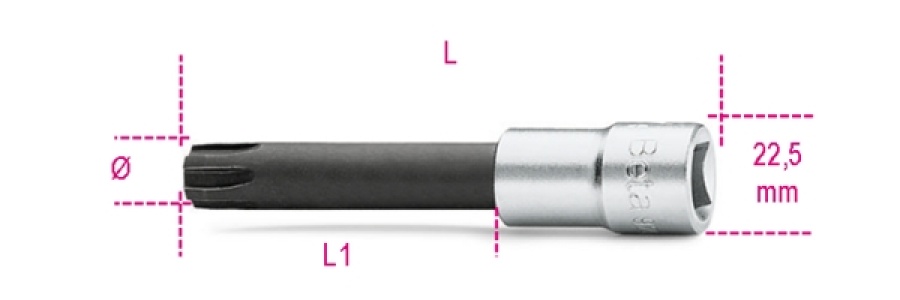 Chiave Zitta BGS Extra Lunga 19mm - Profilo 12 Denti, Acciaio Cromo Vanadio - Foto 3