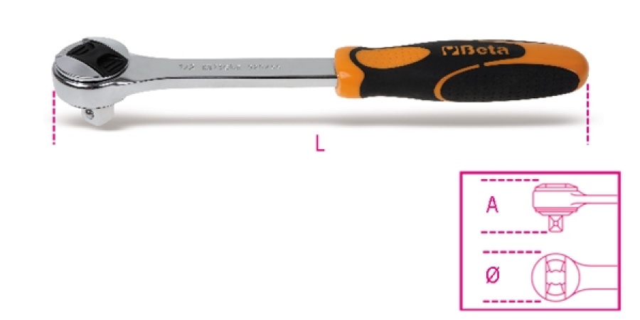 Beta beta920/55 chiave cricchetto reversibile mezzo pollice 