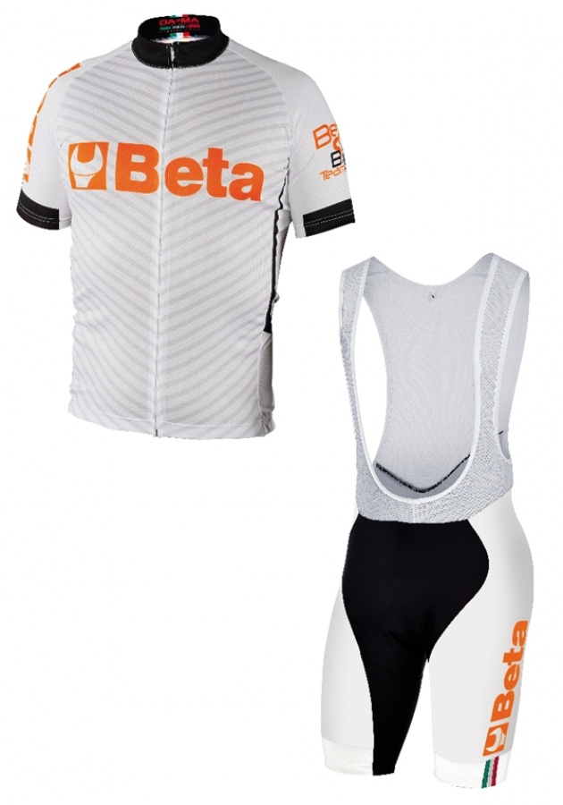 Completo road bike white beta collection 9543w - dettaglio 1