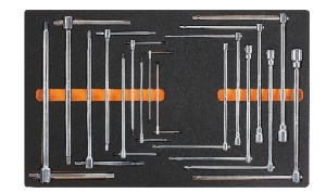 Termoformato Beta T63 C1-147 8 utensili 952 chiavi a T con bussola snodata  7-19