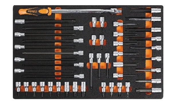 Chiavi a bussola 1/2 con termoformato morbido beta m121 - dettaglio 1