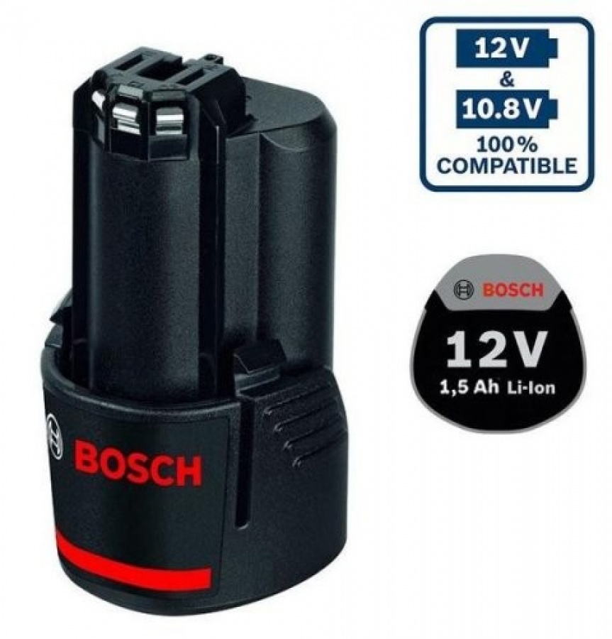 Bosch gba 12 v 1,5 ah batteria 1600z0002w - dettaglio 1