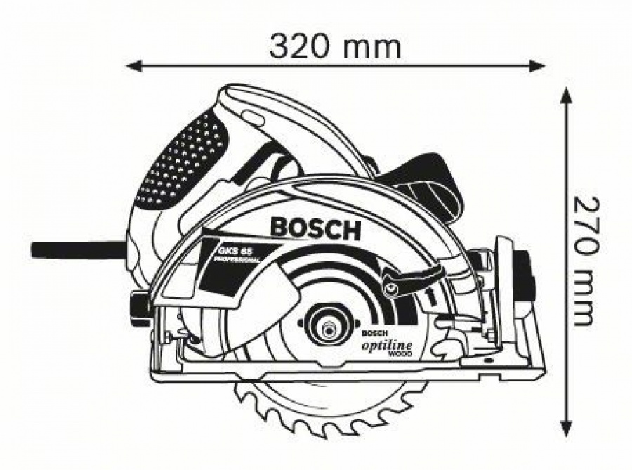 Sega circolare bosch gks 65 0601667000 - dettaglio 2