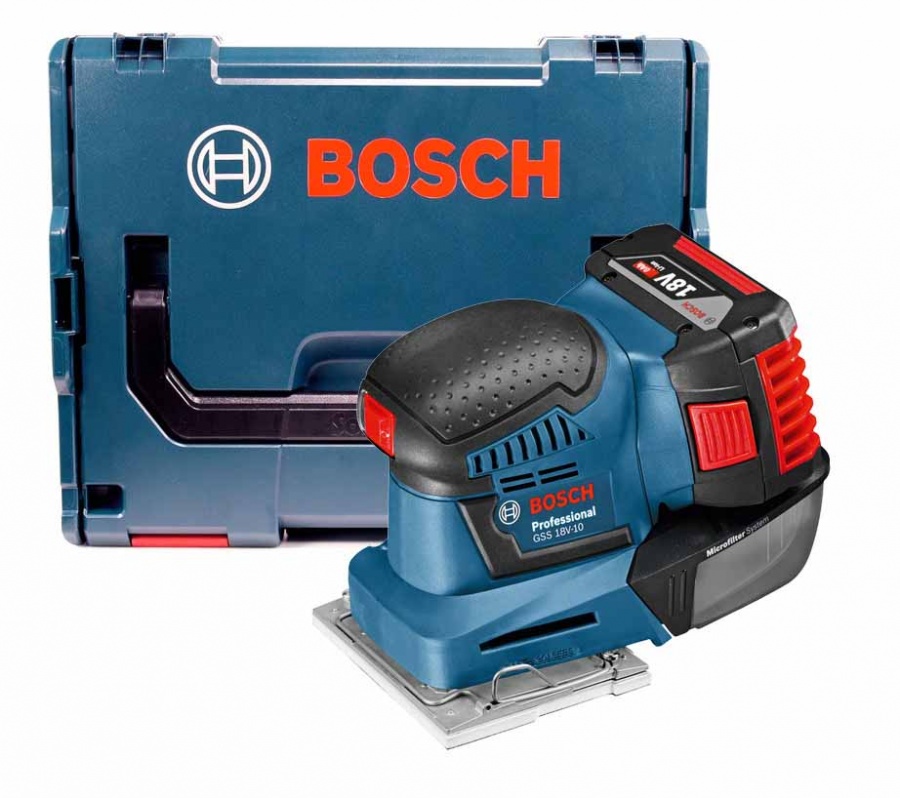 Bosch gss 18v-10 levigatrice orbitale 06019d0201 - dettaglio 1