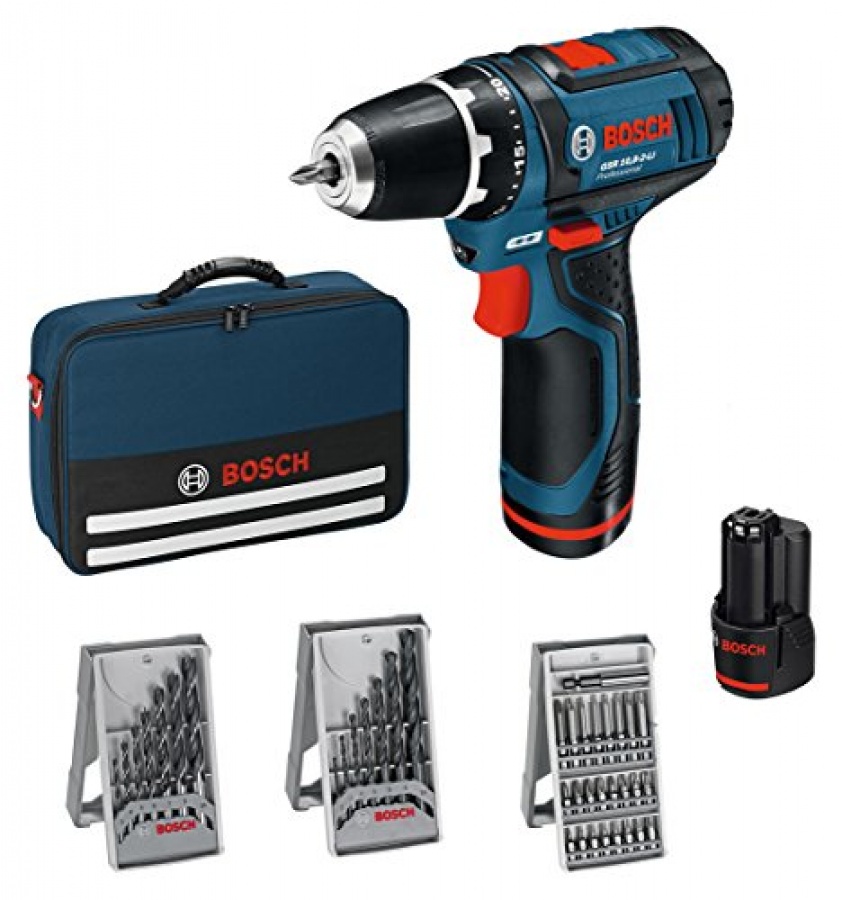 Bosch GSR 12V-15 Set Trapano avvitatore 2,0 ah  - dettaglio 1