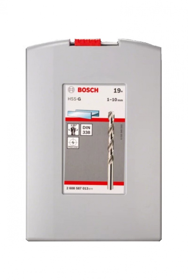 Bosch HSS-G ProBox Set punte metallo 19 Pz. - 2608587013