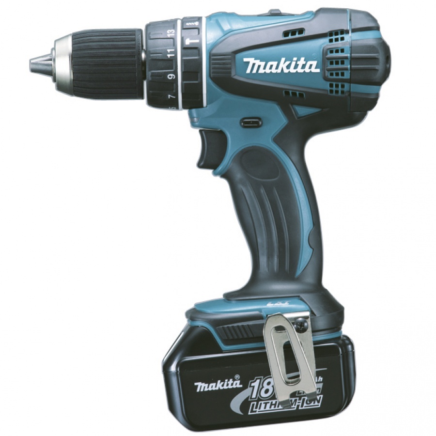 Trapano Avvitatore con Percussione Makita DHP456RMJ 18V 4,0Ah