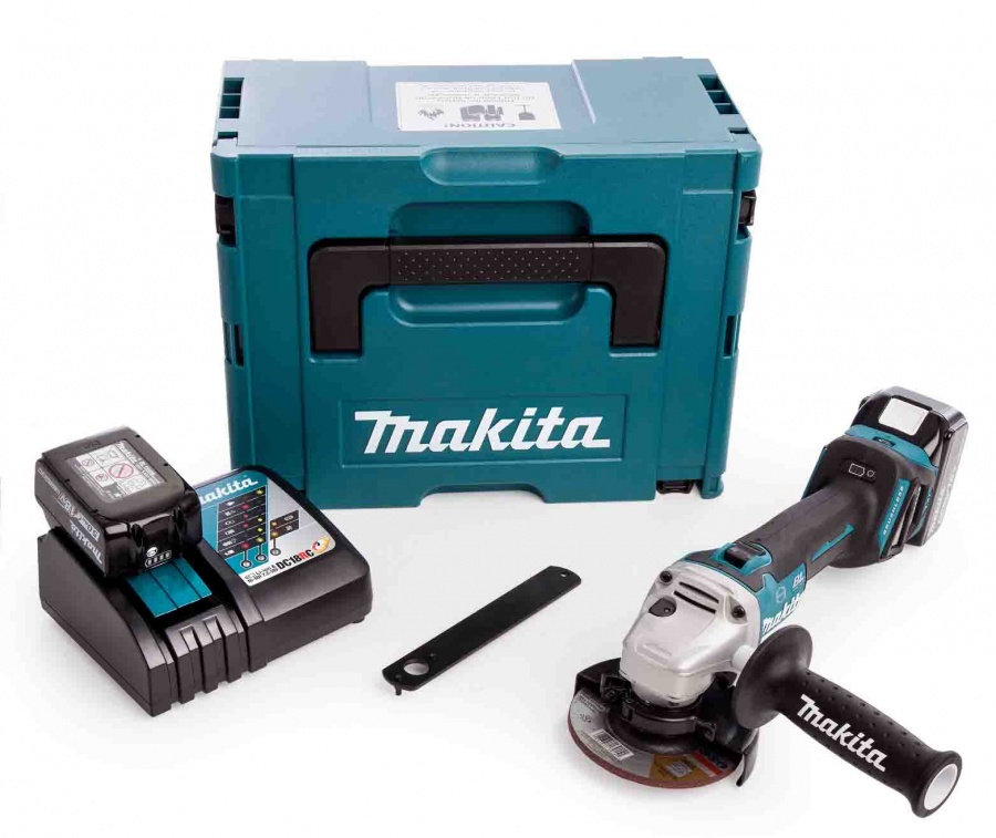 Makita DGA463RTJ Smerigliatrice angolare 18v - dga463rtj