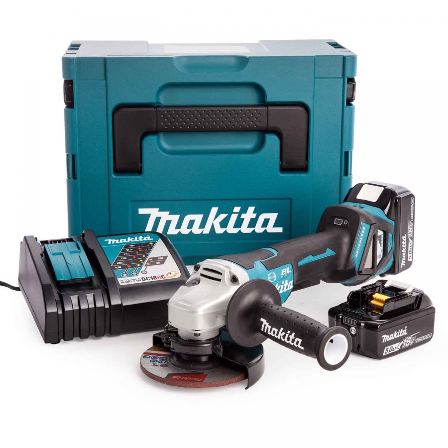 Makita DGA517RTJ Smerigliatrice angolare 18v - dga517rtj