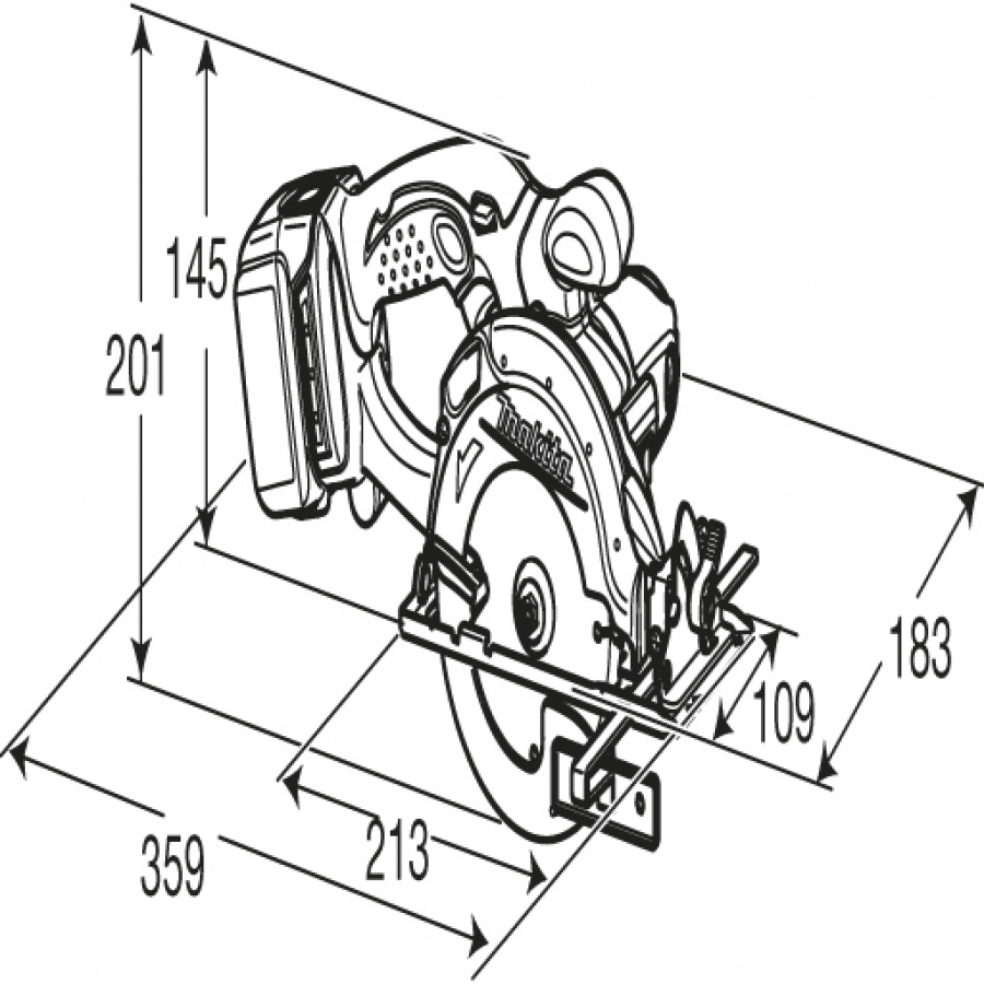 Sega circolare Makita BSS500Z - BSS500Z