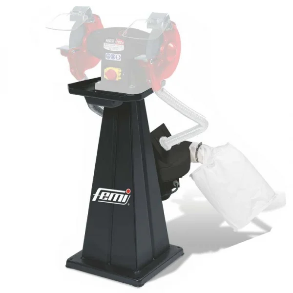 Femi 303 + ASP020 Basamento a colonna per smerigliatrici con aspiratore centrifugo Hp 0,20 Tf