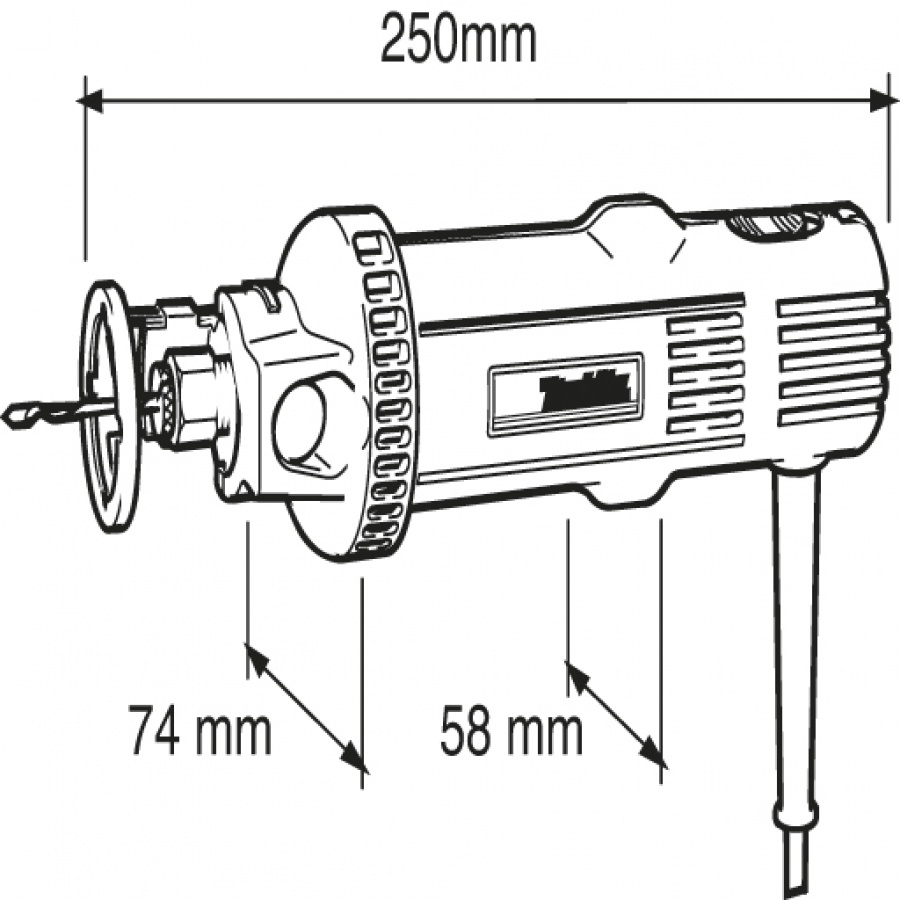 Disegno Rifilatore 550w Makita 3706 Ideale per Taglio Cartongesso