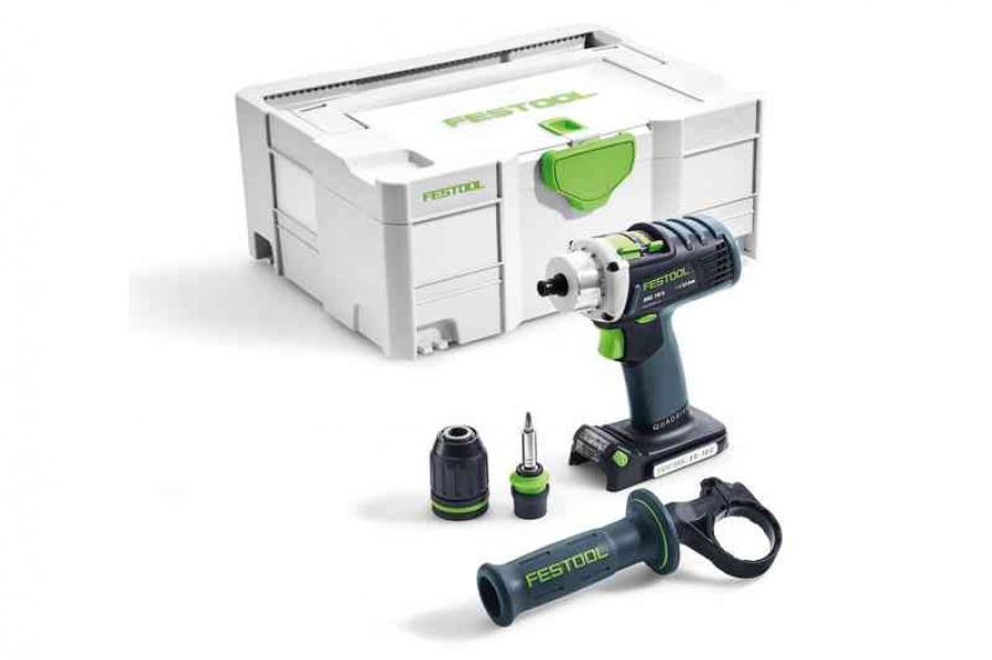 Festool drc 18/4 li-basic trapano avvitatore senza batterie 574695 - dettaglio 1
