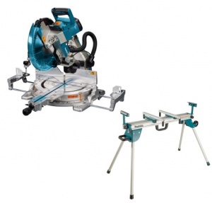 Makita LS1219L Set troncatrice radiale con banco - LS1219LKIT