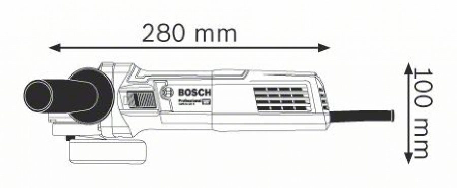 Bosch gws 9-125 s smerigliatrice angolare 0601396104 - dettaglio 2