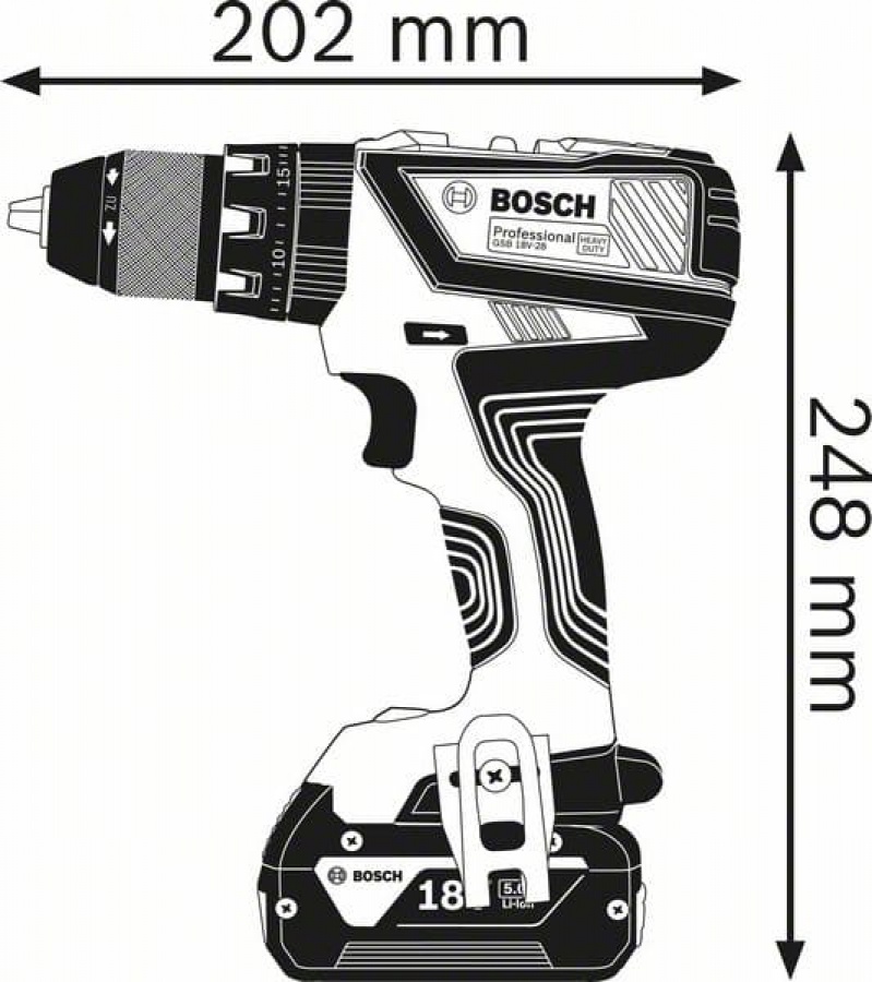Bosch GSR 18V-28 Trapano avvitatore - dettaglio 2