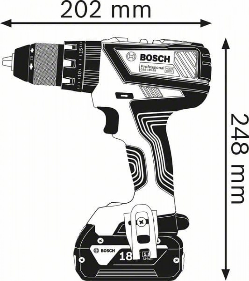 Bosch GSB 18V 28 Trapano avvitatore a percussione Ferramenta Carozzi S.R.L