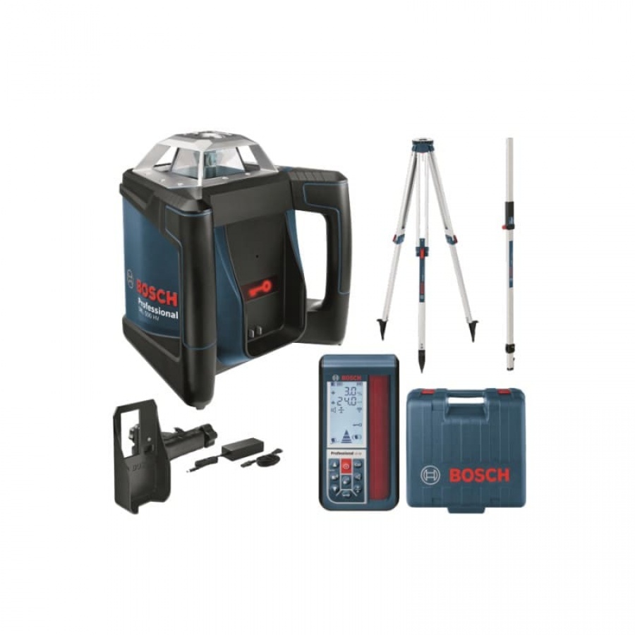 Bosch GRL 500 HV + GR 240 + BT 300HD Set Livella laser rotante