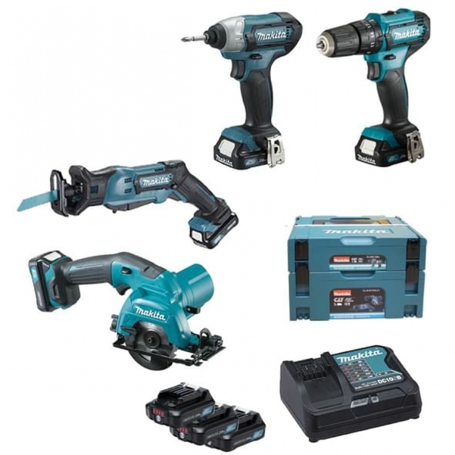 Makita CLX431SAJ1 Set elettroutensili 12 V - dettaglio 1