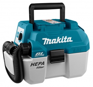 Makita DVC750LZX1, Aspirapolvere 18V Batteria, Senza Caricatore, Blu FILTRO  HEPA