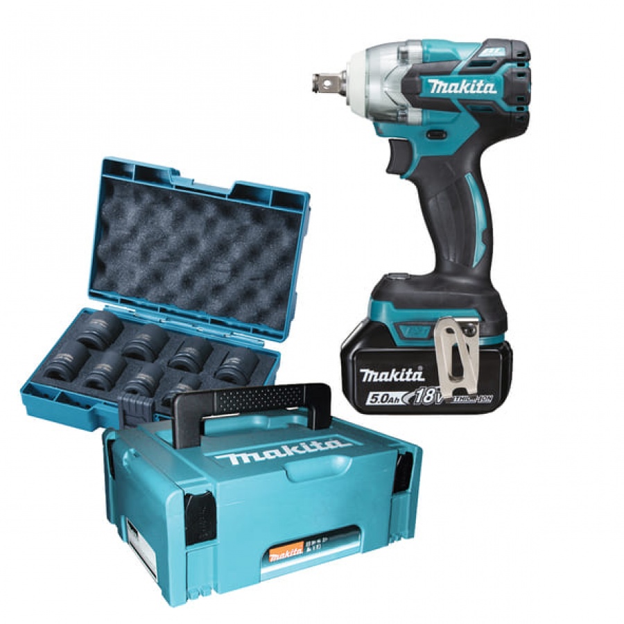 Avvitatore ad impulsi a batteria 18v makita dtw285rtjx - dettaglio 2