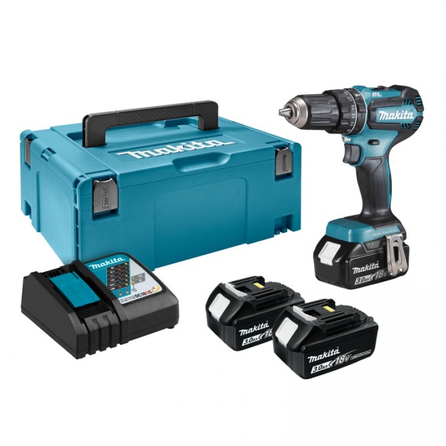 Trapano Avvitatore 18V Makita DHP485RTJ con percussione