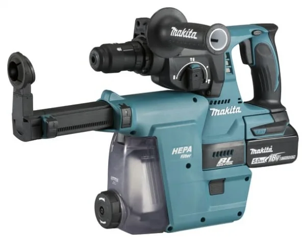 Tassellatore sds-plus a batteria 18v makita dhr243rtjw - dettaglio 2