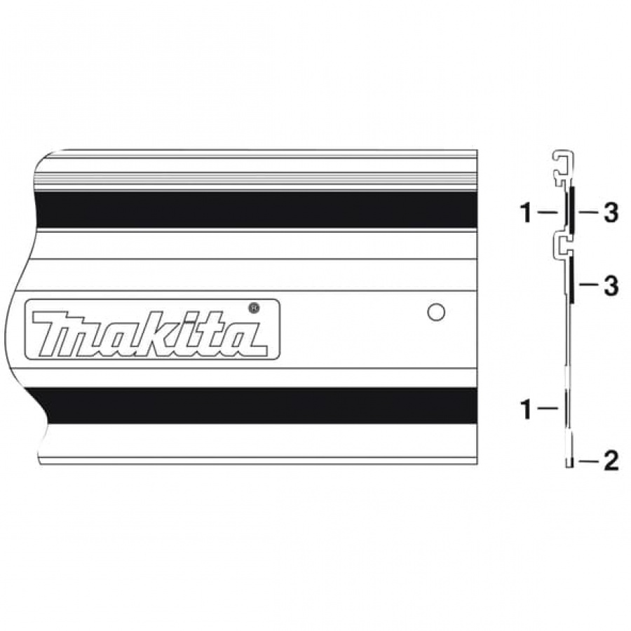 Nastro paraschegge binario guida makita 423359-2 - dettaglio 1