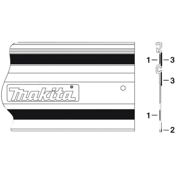 Nastro scorrimento binaro guida makita 413102-7 - dettaglio 1