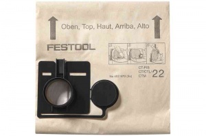 Festool fis-ct 22/20 494631 sacchetto filtro - dettaglio 1