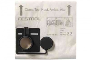 Festool fis-ct 44 sp vlies/5 456874 sacchetto filtro - dettaglio 1