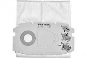 Festool sc-fis-ct midi/5 498411 sacchetto filtro selfclean - dettaglio 1