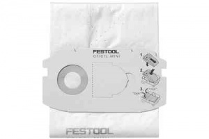 Festool sc-fis-ct mini/5 498410 sacchetto filtro selfclean - dettaglio 1