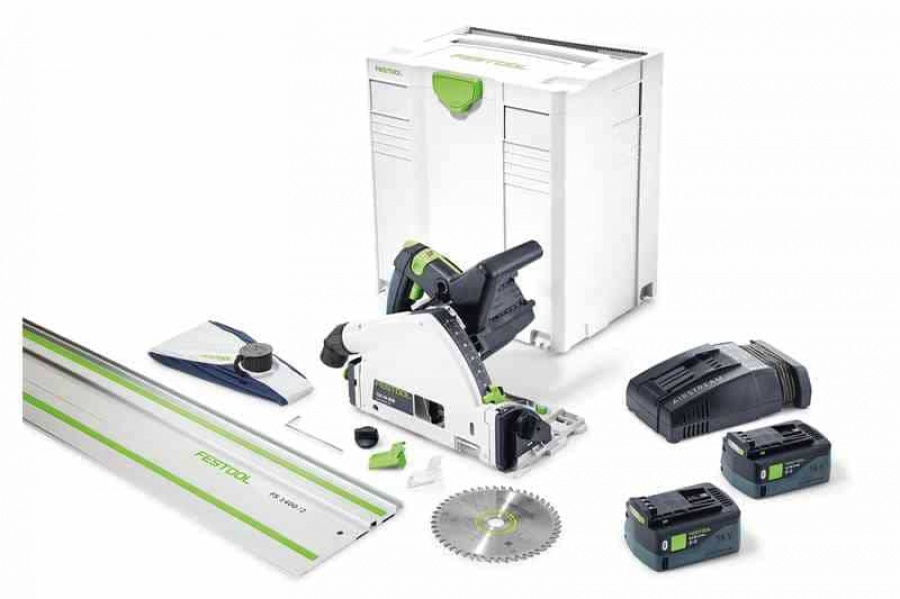 Sega ad affondamento a batteria festool tsc 55 li 5,2 rebi-set-sca-fs 575745 - dettaglio 1