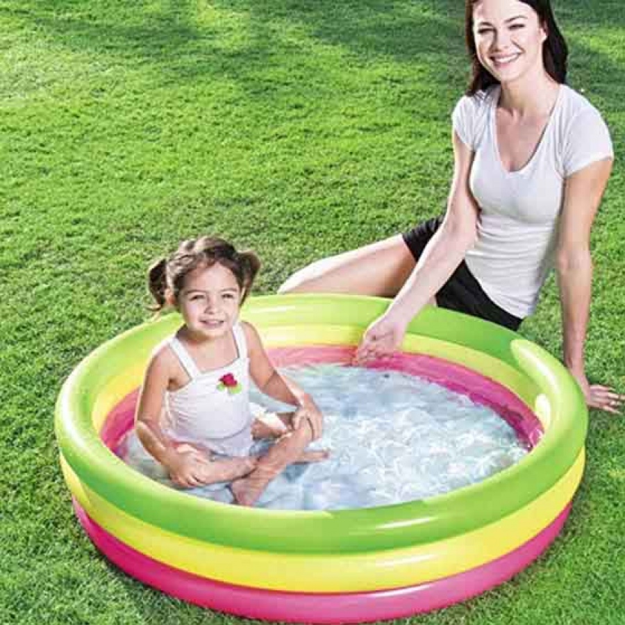 Bestway piscina tonda arcobaleno 51104 - dettaglio 2