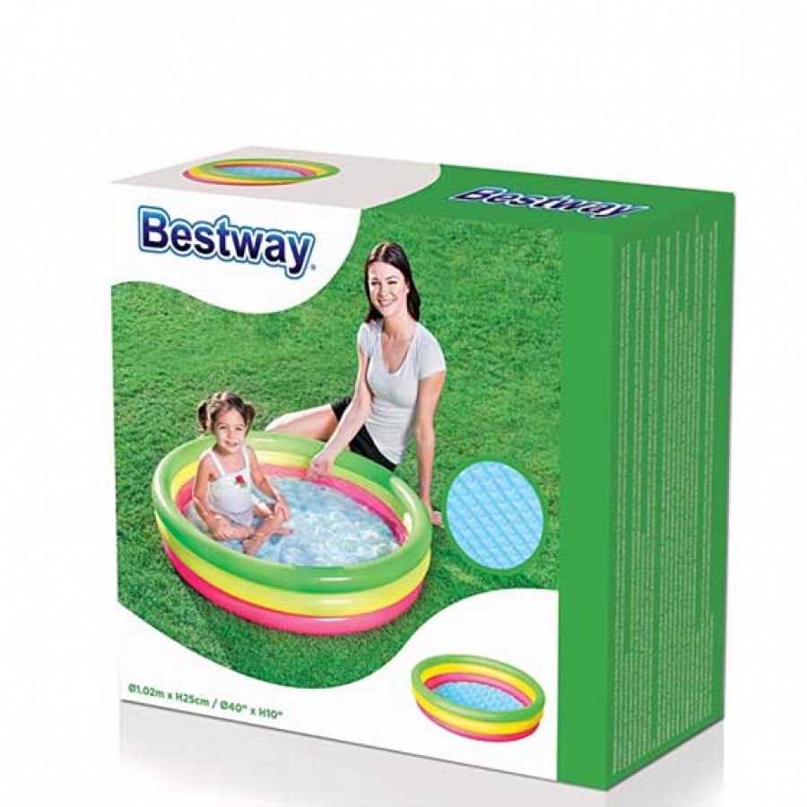 Bestway piscina tonda arcobaleno 51104 - dettaglio 3